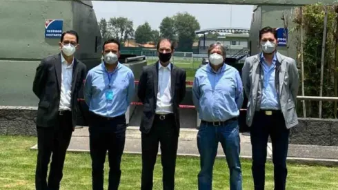 La nueva directiva de Cruz Azul en La Noria.