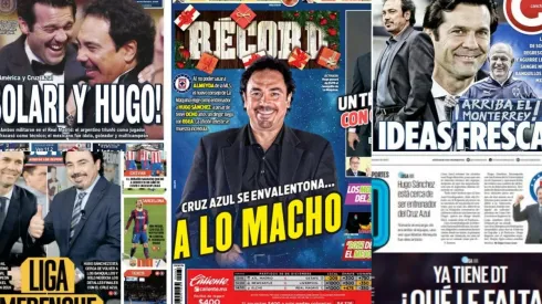 Hugo Sánchez se lleva las portadas hoy.