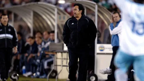 Hugo Sánchez en su etapa como entrenador