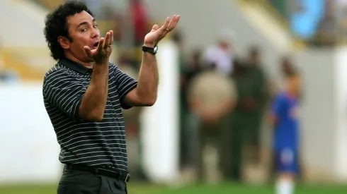 Hugo Sánchez en su etapa con Pumas