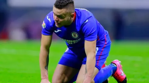 Jonathan Rodríguez en el partido ante el Puebla