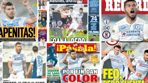 Cruz Azul se llevó todas las portadas de hoy.