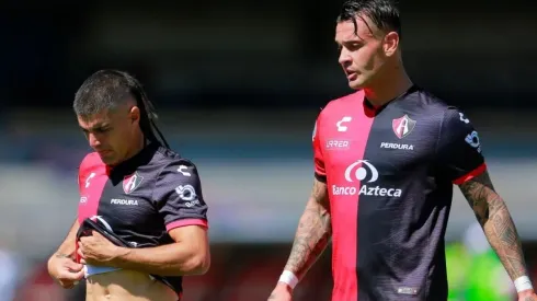 Milton Caraglio durante un partido del Guard1anes 2021