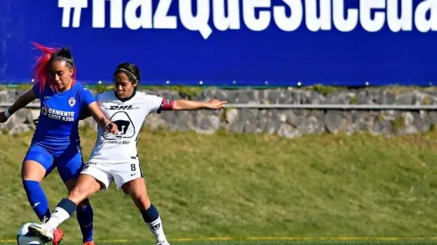 Cruz Azul Femenil en las instalaciones de La Noria