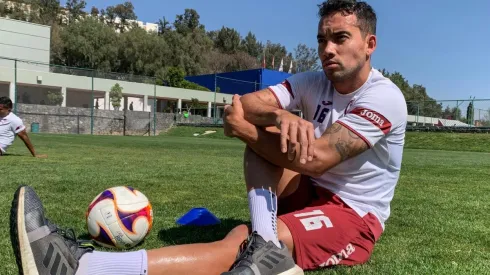 Aldrete atendió a los medios hoy.