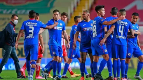 Cruz Azul en el duelo ante el Necaa