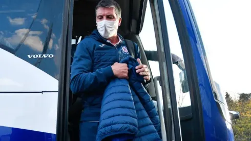 Robert Dante Siboldi en un partido con Cruz Azul