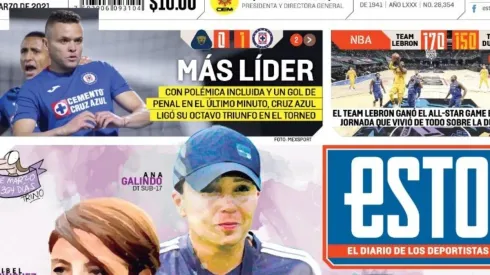 Cruz Azul acaparó las portadas de la prensa