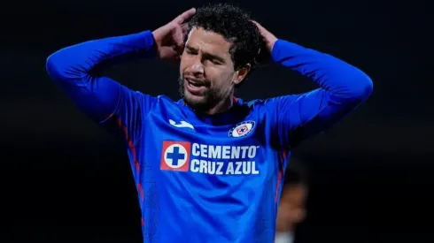 José Rivero durante el Guardianes 2021 con Cruz Azul