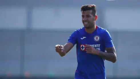 Pablo Ceppelini en un partido con Cruz Azul