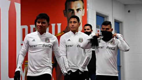 Luis Romo en la previa del duelo ante Gales