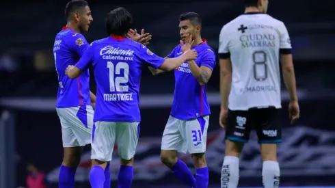 Luis Romo y Orbelín Pineda con Cruz Azul