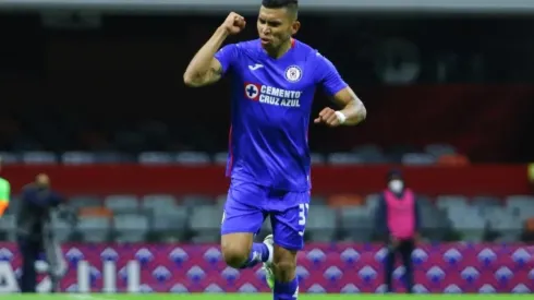 Orbelín Pineda durante el Guard1anes 2021