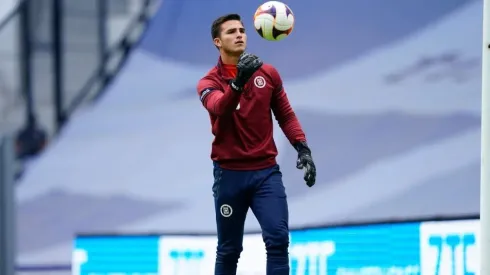 Sebastián Jurado en el duelo ante San Luis