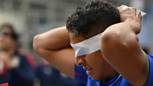 Luis Romo en un partido del Guardianes