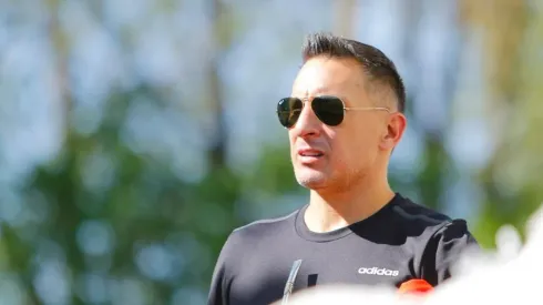 Christian Giménez en su etapa como entrenador