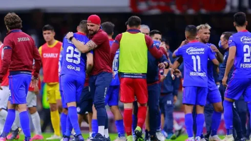 Cruz Azul en el duelo ante el Pachuca