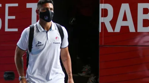 Lucas Passerini con el Atlético San Luis