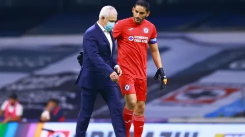 Jesús Corona junto a Javier Aguirre