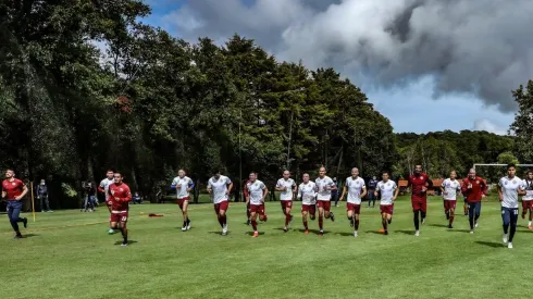 Cruz Azul en un entrenamiento de pretemporada