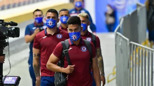 Guillermo Fernández en un partido con Cruz Azul