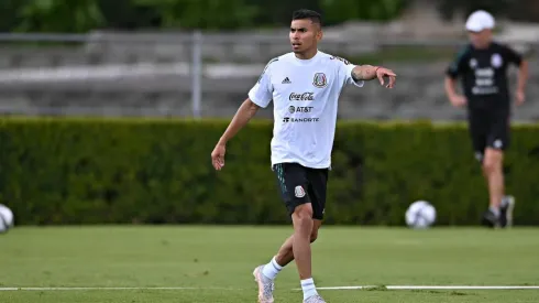 Pineda viene llegando de la Copa Oro.