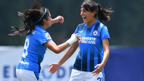 Karime Abud anotó el gol de la ventaja a Cruz Azul 1-0 ante San Luis.