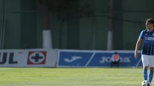 Alexis Gutiérrez en un partido de Cruz Azul