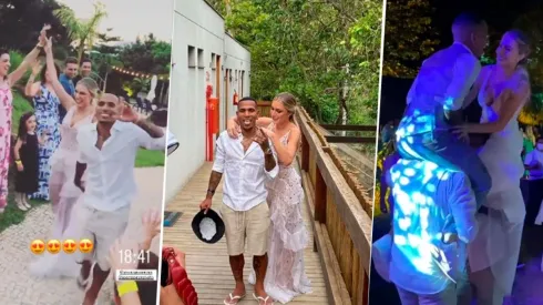 Rómulo Otero se casó en Brasil.