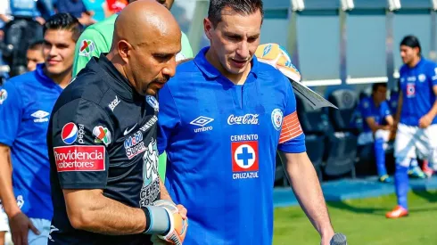 Óscar Pérez y Christian Giménez, dos de los últimos ídolos de Cruz Azul.