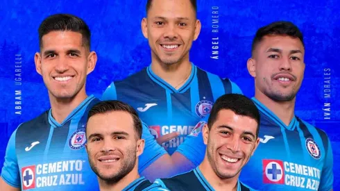 Christian Tabó, Ángel Romero e Iván Morales se preparan para debutar con Cruz Azul.