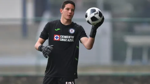 El joven arquero, canterano del Azul.