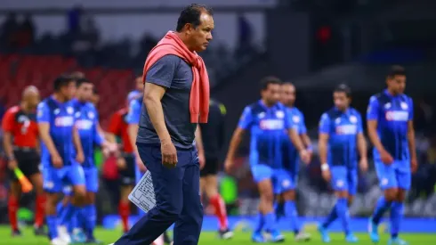 Reynoso durante el partido ante Pumas.