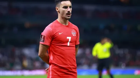 Durante el México vs Canadá de las Eliminatorias Qatar 2022