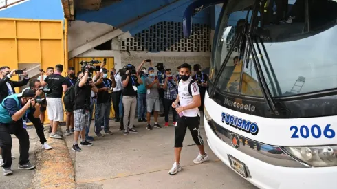 La llegada de Rodríguez al estadio de San Pedro Sula