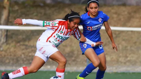 Adriana Ortiz en partido anteriores a su accidente.