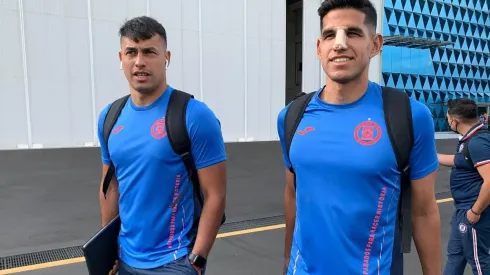Luis y el resto del equipo, previo a su vuelo a Monterrey.