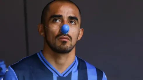 Rafael Baca en un partido con Cruz Azul