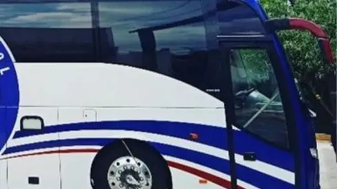 El bus que mueve a la Máquina cuando está en la CDMX.