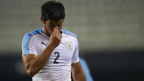 Bruno Méndez con la selección de Uruguay