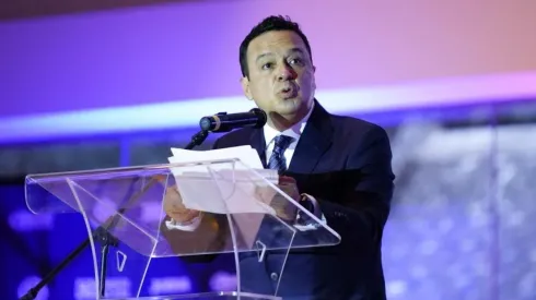 Víctor Velázquez en un acto promocional