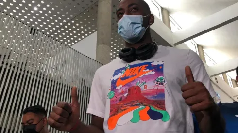 El delantero uruguayo arribó el sábado a Ciudad de México