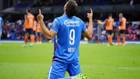 Giménez en un partido con Cruz Azul