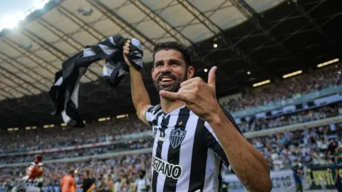 Costa en un partido con el Atlético Mineiro