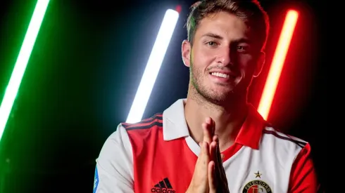 Santi Giménez cumplió el sueño europeo con el Feyenoord.