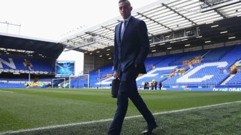 Ramiro Funes Mori durante su etapa con el Everton