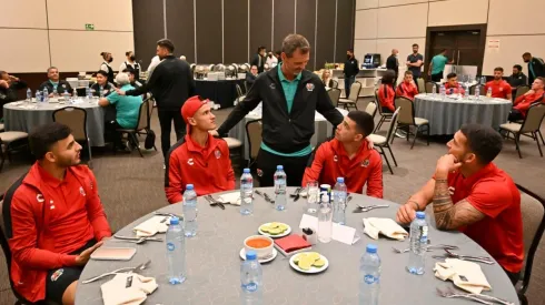 Diego Cocca se mostró cariñoso con los jugadores de Cruz Azul