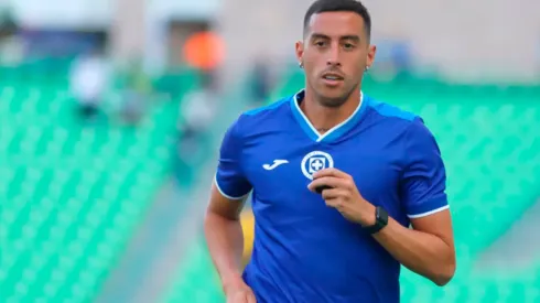 Funes Mori en el partido contra el Santos