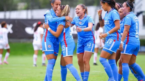 La algarabía celeste tras la victoria.