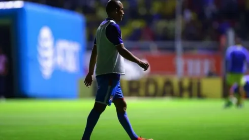 Rafael Baca en el partido contra el América